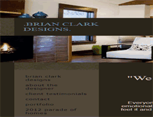 Tablet Screenshot of brianclarkdesigns.com